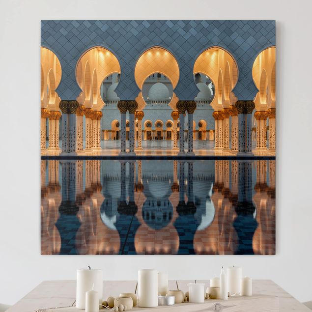 Wohndeko 3D Reflexionen in der Moschee