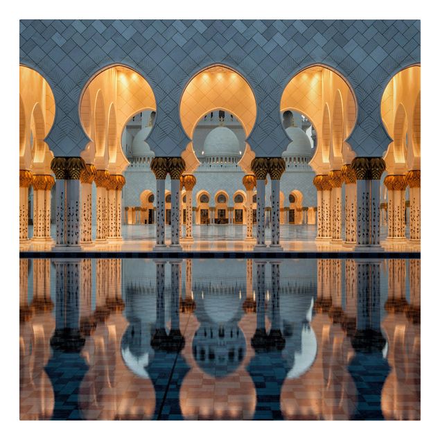 Wanddeko Esszimmer Reflexionen in der Moschee