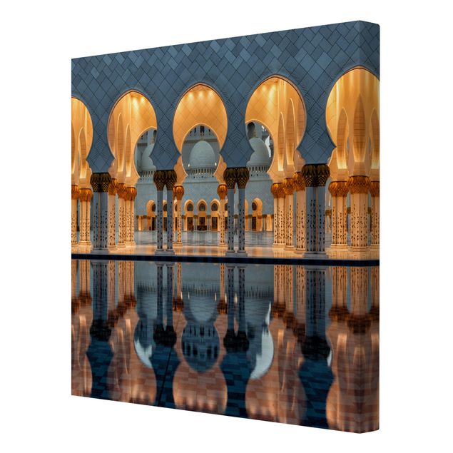 Wanddeko Büro Reflexionen in der Moschee