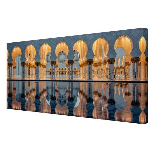 Wanddeko Büro Reflexionen in der Moschee