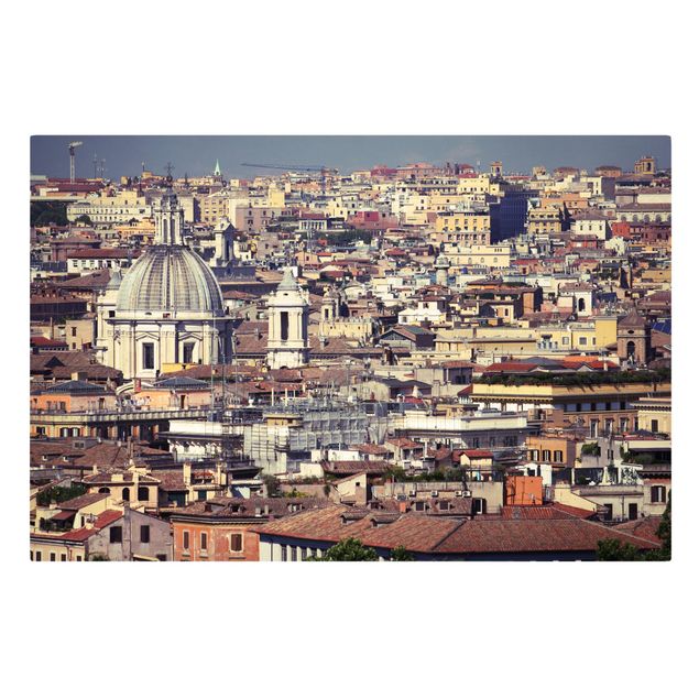 Wanddeko Esszimmer Rome Rooftops