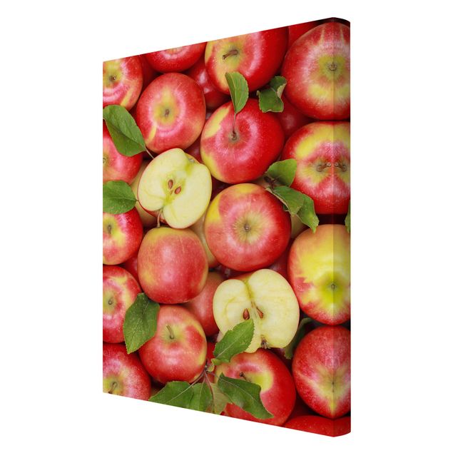 Wanddeko Obst Saftige Äpfel