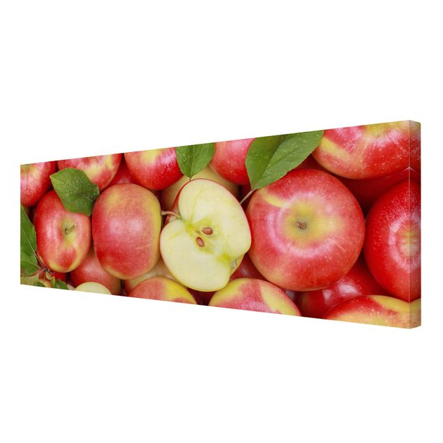 Wanddeko Obst Saftige Äpfel