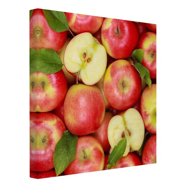 Wanddeko Büro Saftige Äpfel