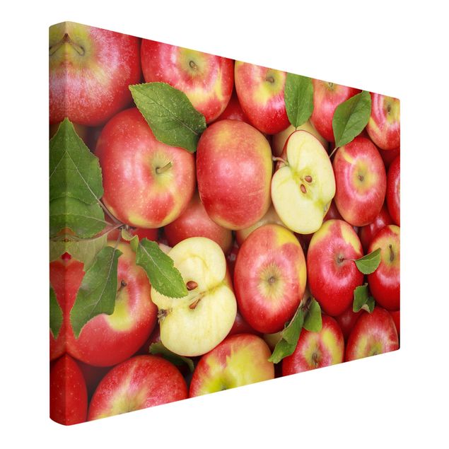 Wanddeko Büro Saftige Äpfel