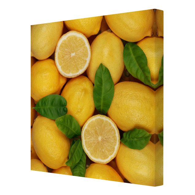 Wohndeko Obst Saftige Zitronen