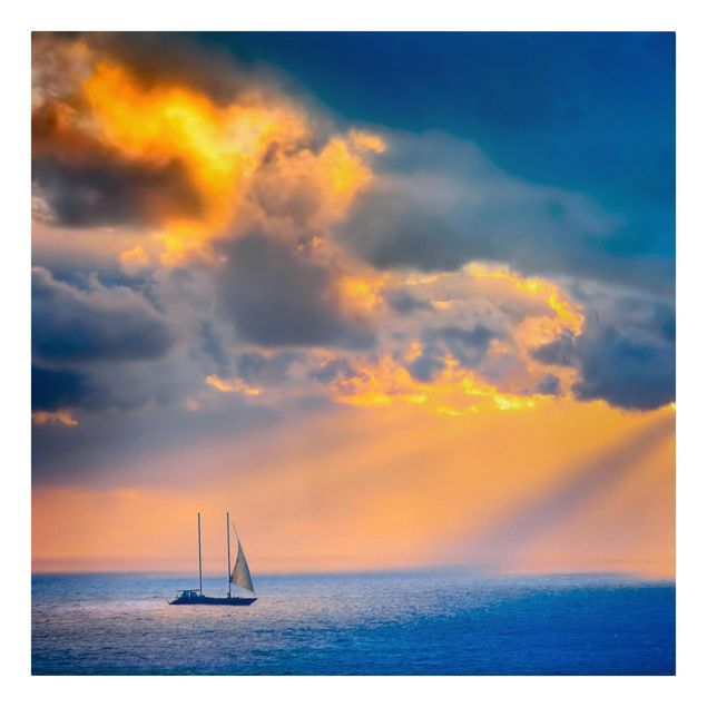 Wanddeko Esszimmer Sailing the Horizon