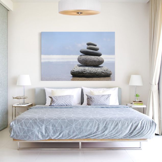 Wanddeko Schlafzimmer Sand Stones