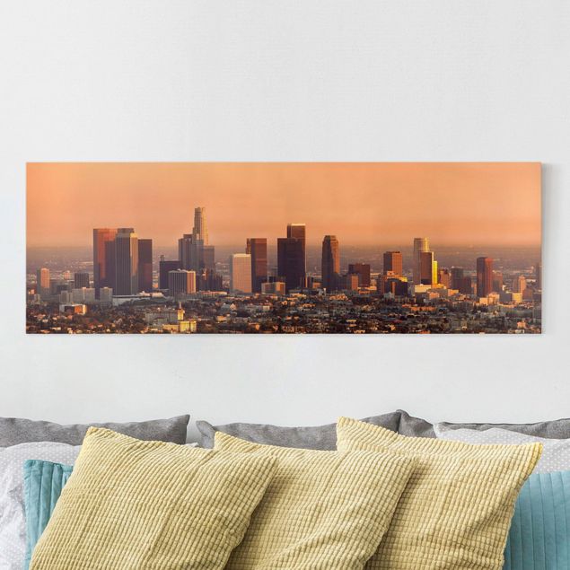 Wanddeko Wohnzimmer Skyline of Los Angeles