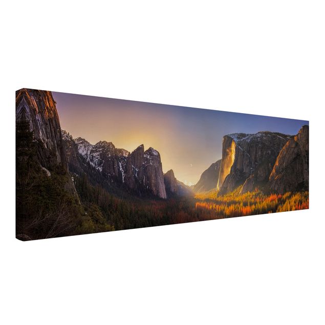 Wanddeko Esszimmer Sonnenuntergang im Yosemite