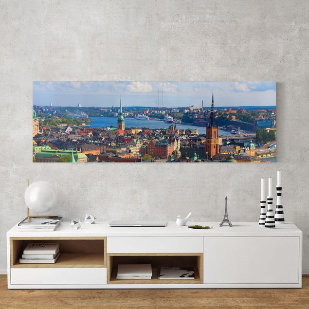 Wanddeko Schlafzimmer Stockholm in Schweden