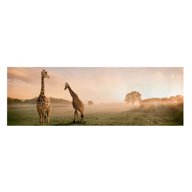 Wanddeko Schlafzimmer Surreal Giraffes