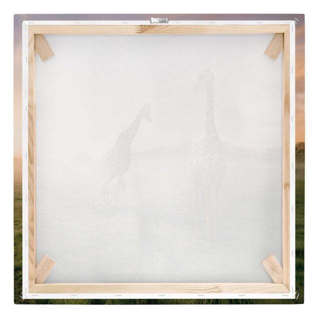 Wanddeko Esszimmer Surreal Giraffes