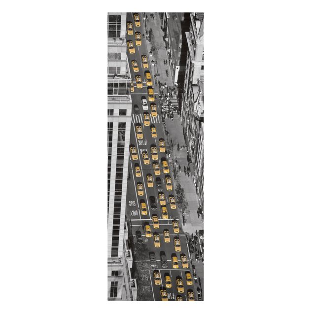 Wanddeko Flur Taxiverkehr in Manhattan