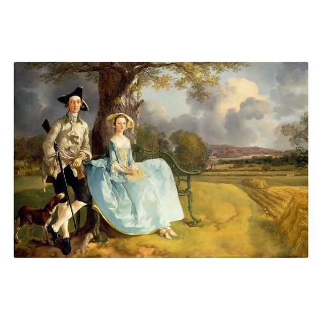 Wanddeko Esszimmer Thomas Gainsborough - Das Ehepaar Andrews