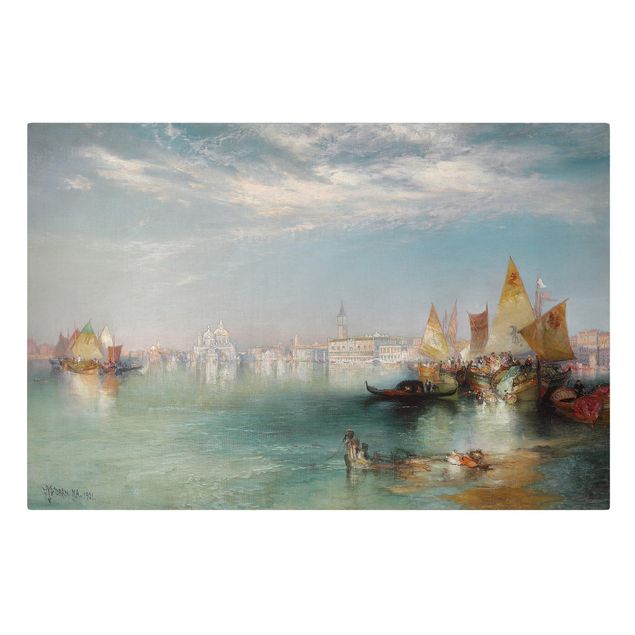 Wanddeko Esszimmer Thomas Moran - Canal Grande Venedig