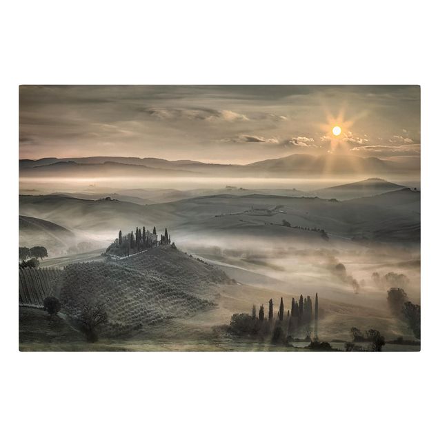Leinwandbilder Italien Toskana-Morgen