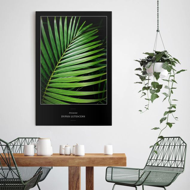Deko Botanik Tropisches Palmblatt
