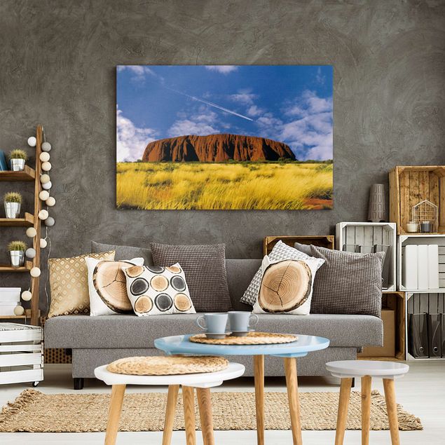 Wanddeko Wohnzimmer Uluru