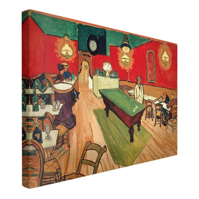 Pointillismus Bilder Vincent van Gogh - Das Nachtcafé in Arles