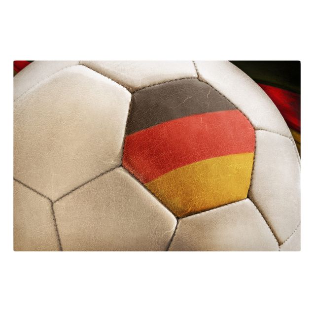 Leinwandbilder Retro Vintage Fussball Deutschland