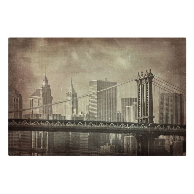 Wanddeko Flur Vintage New York City