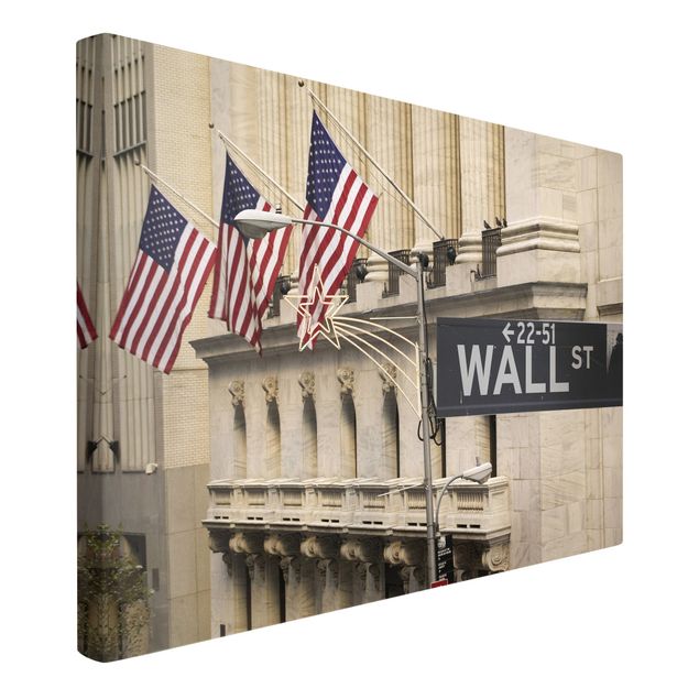 Wanddeko Flur Wall Street
