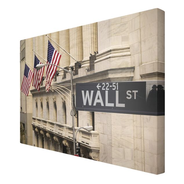 Wanddeko Büro Wall Street
