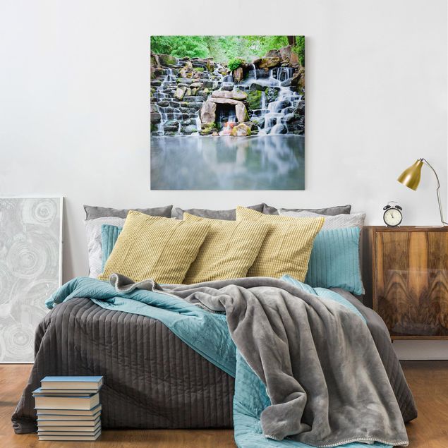 Wanddeko Schlafzimmer Wasserfall