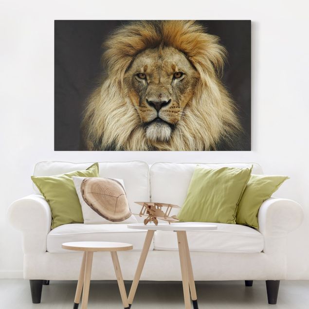 Wanddeko gelb Wisdom of Lion