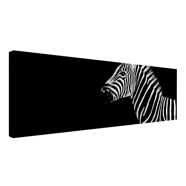 Wanddeko Esszimmer Zebra Safari Art