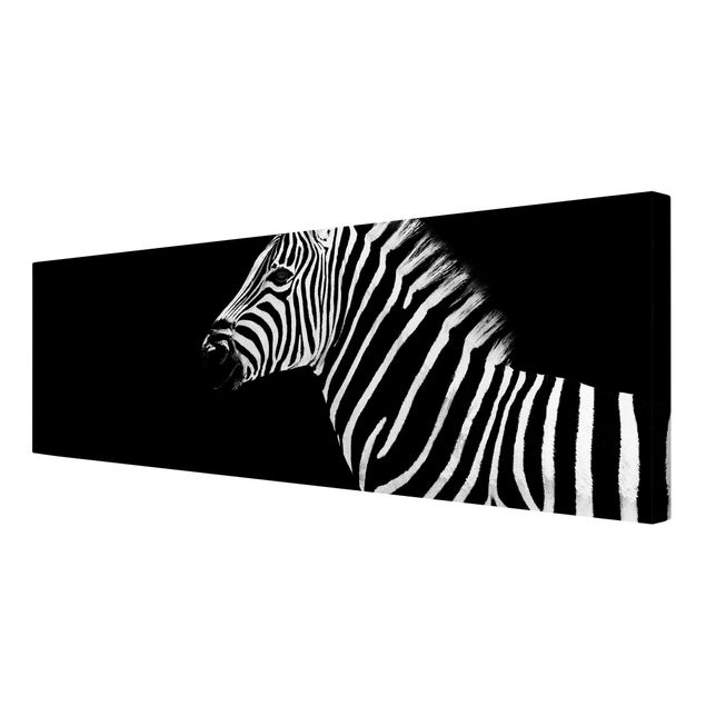 Wanddeko Büro Zebra Safari Art