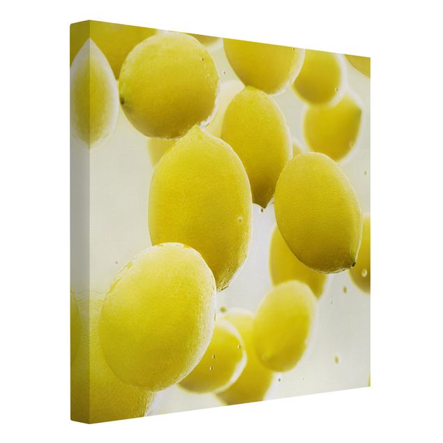 Wanddeko Büro Zitronen im Wasser