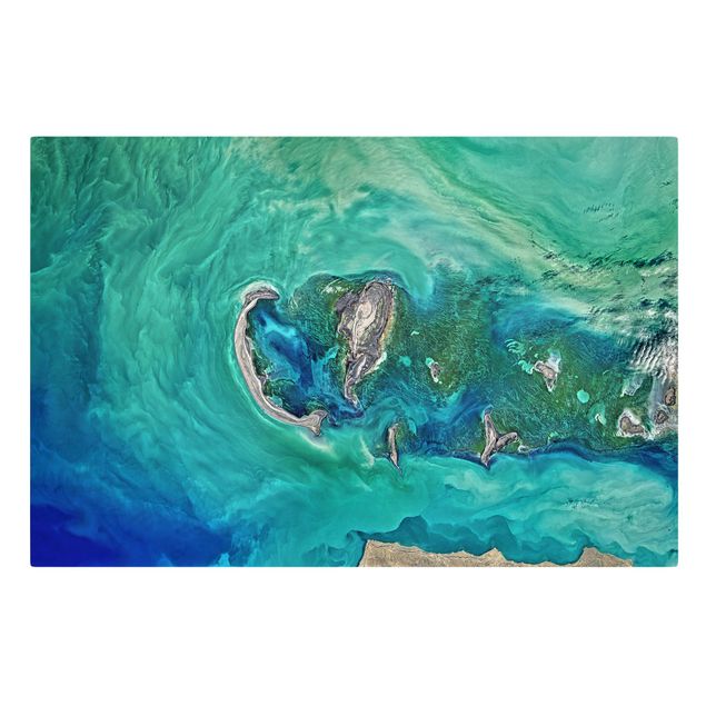 Wanddeko Büro NASA Fotografie Kaspisches Meer