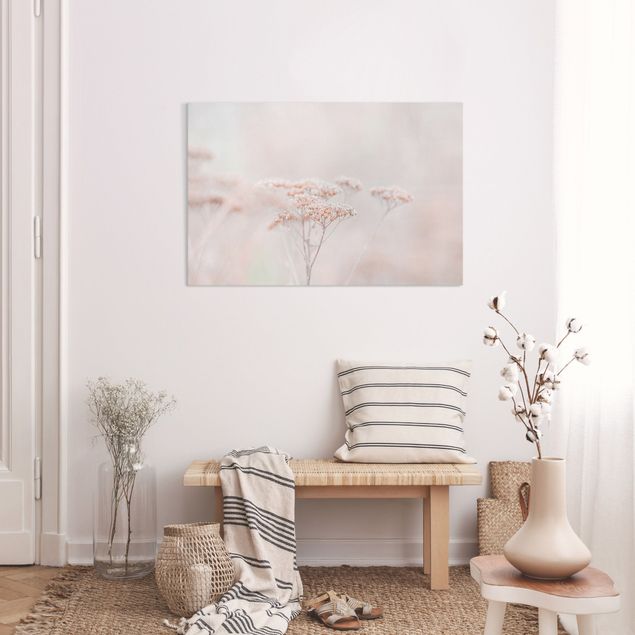 Wanddeko Schlafzimmer Zartrosane Wildblumen