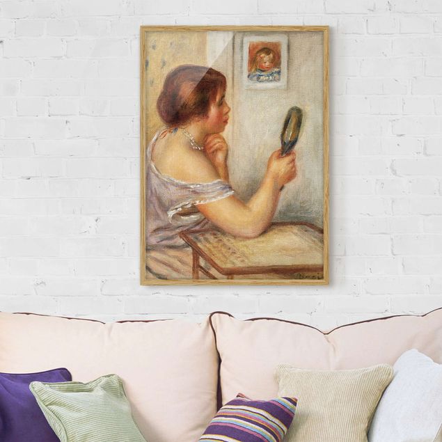Wanddeko beige Auguste Renoir - Gabrielle mit Spiegel