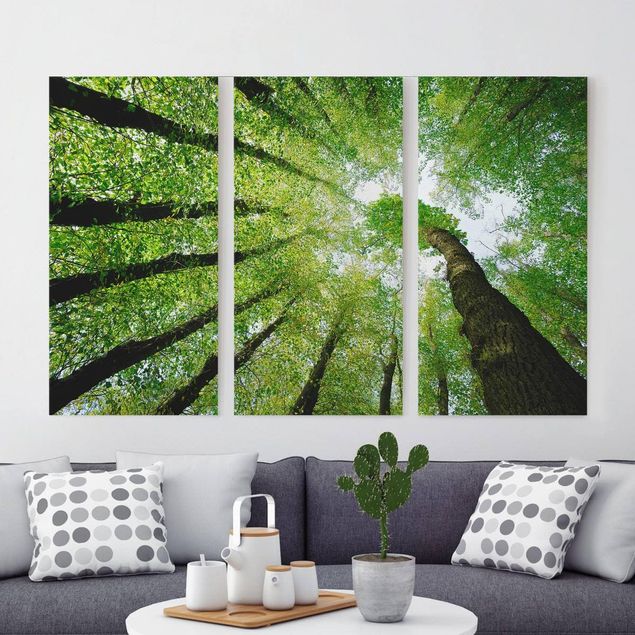 Wanddeko Wohnzimmer Bäume des Lebens