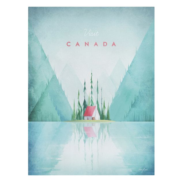 Wanddeko Büro Reiseposter - Canada