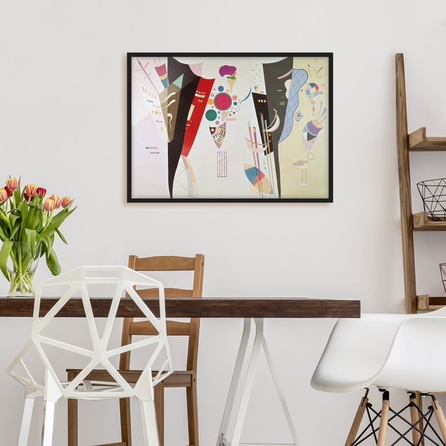 Wanddeko Wohnzimmer Wassily Kandinsky - Wechselseitiger Gleichklang