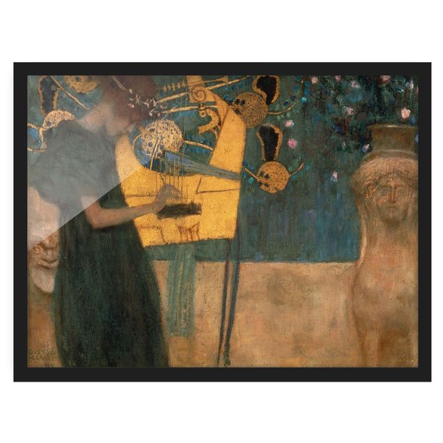 Wanddeko Flur Gustav Klimt - Die Musik
