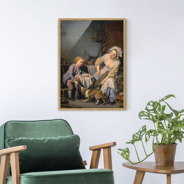 Wanddeko Schlafzimmer Jean Baptiste Greuze - Das verwöhnte Kind