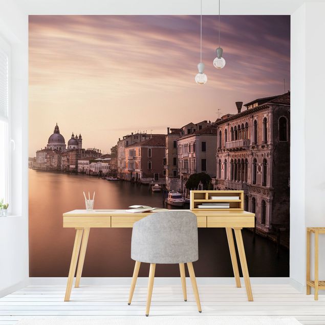 Wanddeko Schlafzimmer Abendstimmung in Venedig