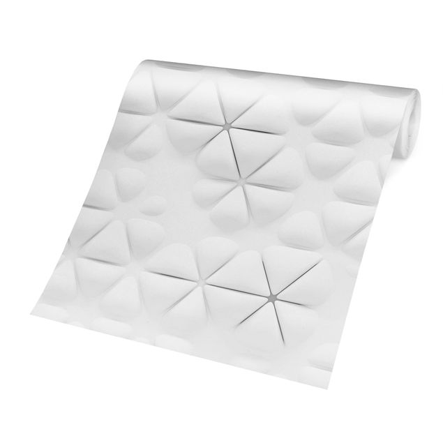 Wanddeko Flur Abstrakte Dreiecke in 3D