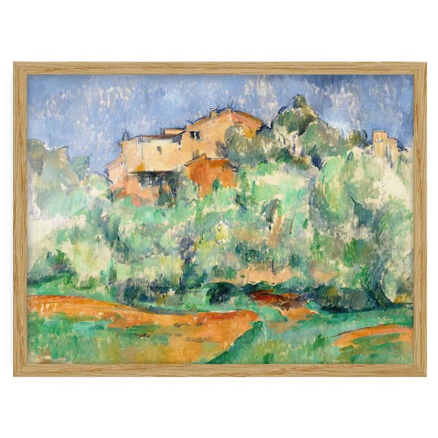 Wanddeko Flur Paul Cézanne - Haus auf Anhöhe