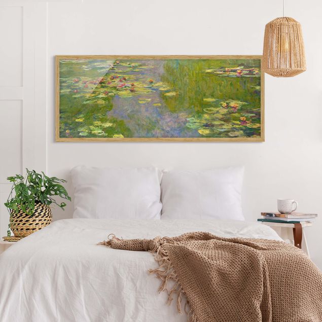 Wanddeko Wohnzimmer Claude Monet - Grüne Seerosen