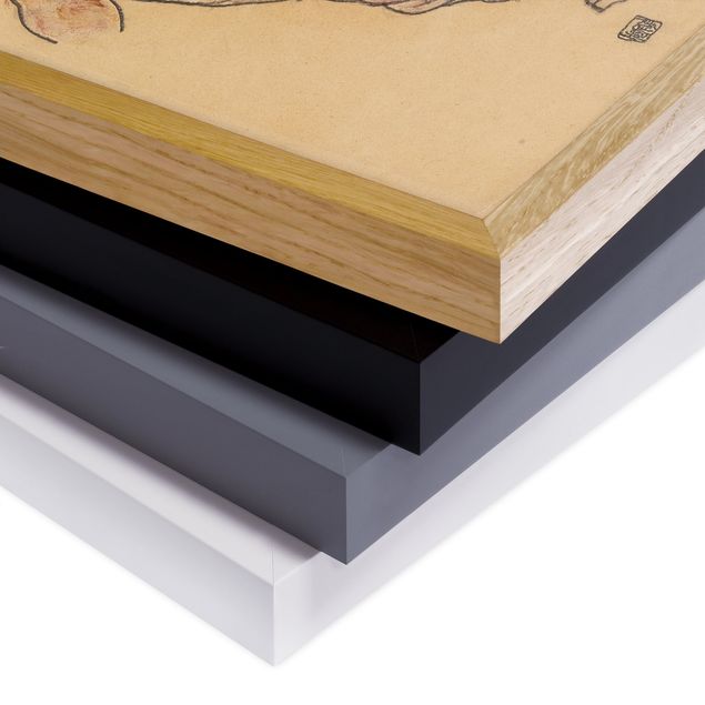 Wanddeko Flur Egon Schiele - Weiblicher Torso in Unterwäsche