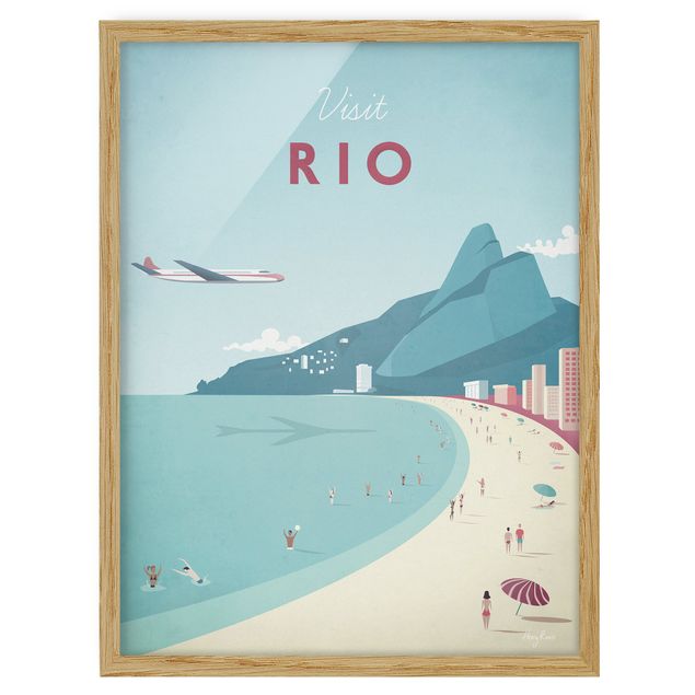 Wanddeko Flur Reiseposter - Rio de Janeiro