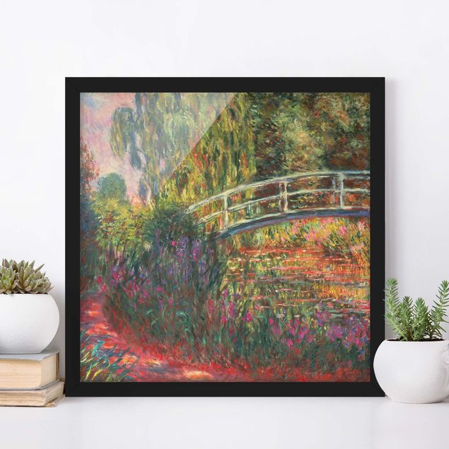 Impressionismus Bilder Claude Monet - Japanische Brücke im Garten von Giverny