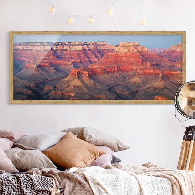 Wanddeko Schlafzimmer Grand Canyon nach dem Sonnenuntergang