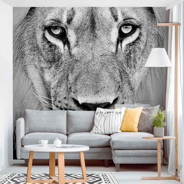Wanddeko Wohnzimmer Alter Löwe